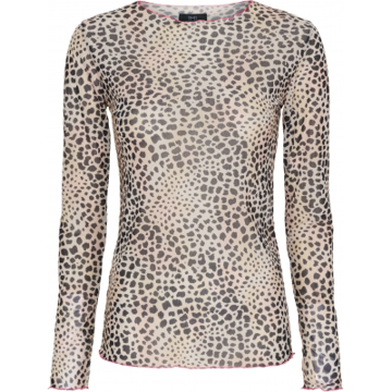 ThreeM Mesh Bluse Leopard