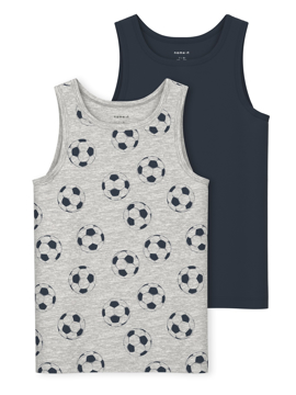 Name It Tank Top 2p Melange Football