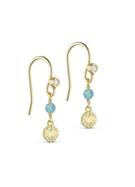 Pure By Nat Earring W/ Gemstone