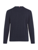 Tommy HilfigerCrew Neck Cotton Cable Sweater