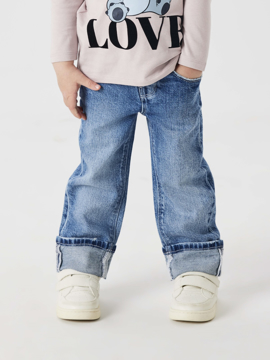 Name It Rose Straight Fold Jeans