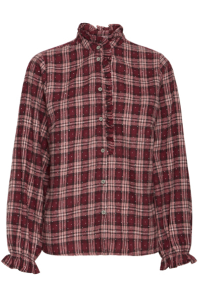 Pulz Jeans Katelyn Ls Frill Shirt