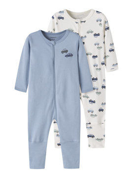 Name It Nightsuit 2p Zip Car Noos